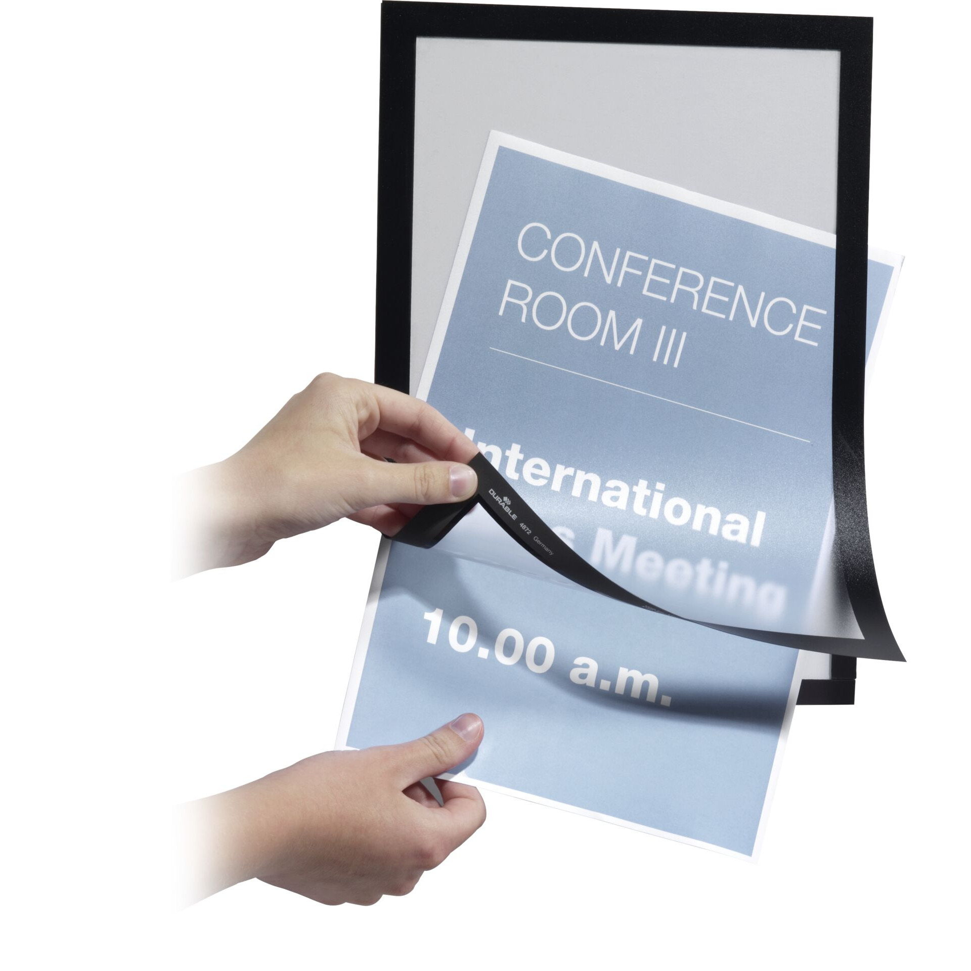 Folienrahmen schwarz